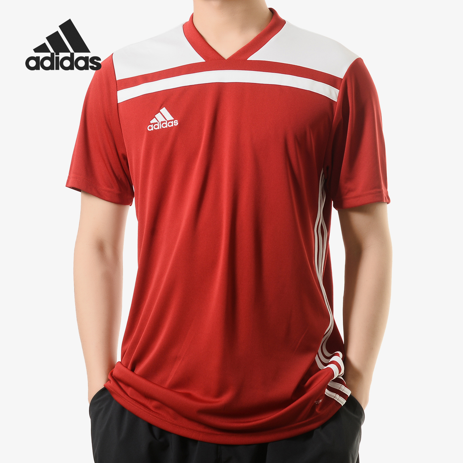 阿迪达斯足球男子短袖恤
