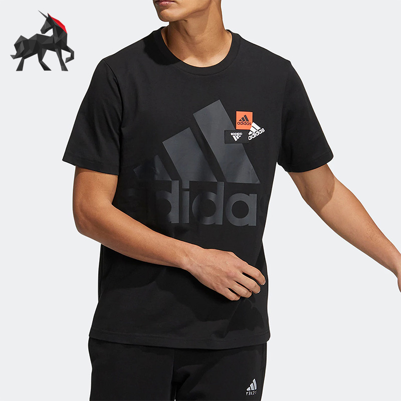 Adidas/阿迪达斯男子运动短袖