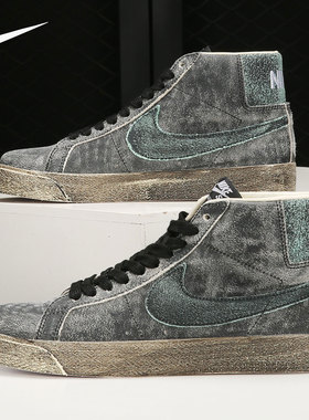 Nike/耐克正品SB Blazer Zoom 男女中帮经典滑板鞋 DA1839-001
