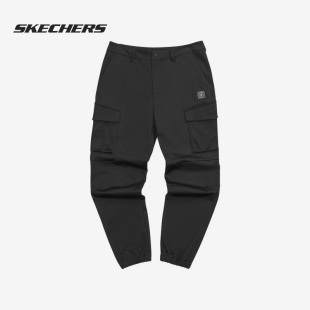 男子宽松束脚工装 Skechers 新款 斯凯奇官方正品 运动训练休闲长裤