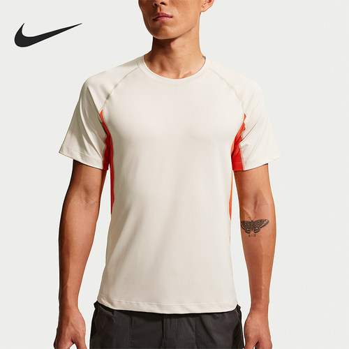 Nike/耐克正品新款男士简约刺绣休闲经典运动短袖T恤IO1453-104