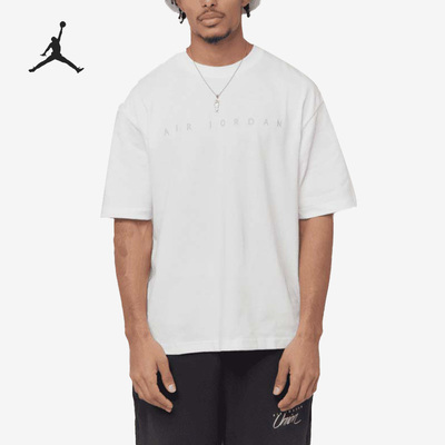 Nike/耐克正品2023春季JORDAN圆领男子运动短袖T恤DV7344-100