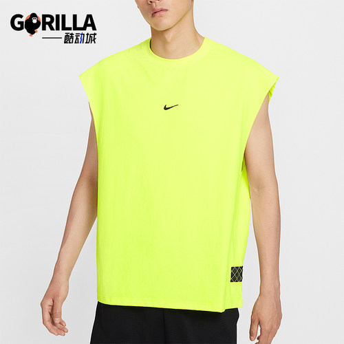 Nike/耐克正品夏季男士干爽透气篮球经典运动针织背心HV1889-702