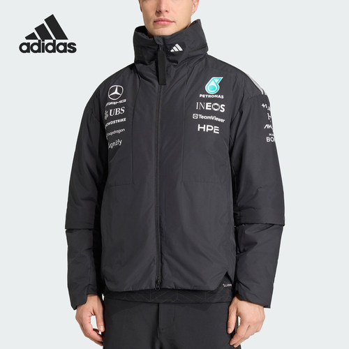 Adidas/阿迪达斯正品梅赛德斯AMG马石油F1车队经典夹克外套KE5552