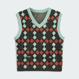 阿迪达斯KNIT 男士 VEST BONNER 针织马甲背心IB3259 WALES Adidas