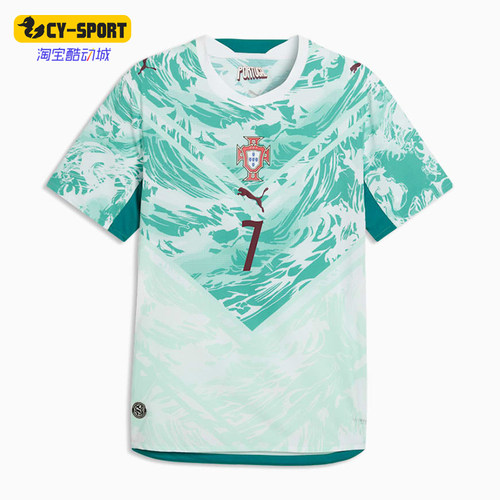 Puma/彪马正品夏季男士运动吸湿排汗套头足球短袖T恤788145-77