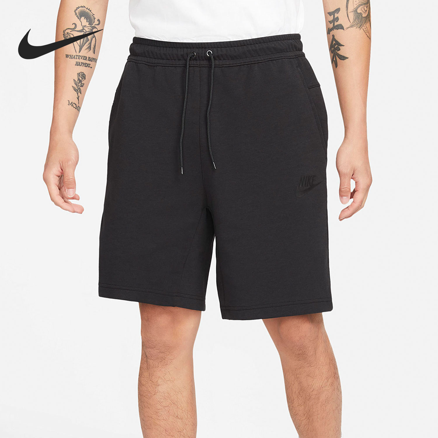 Nike/耐克正品男子宽松运动休闲透气针织五分短裤 DD5302-010