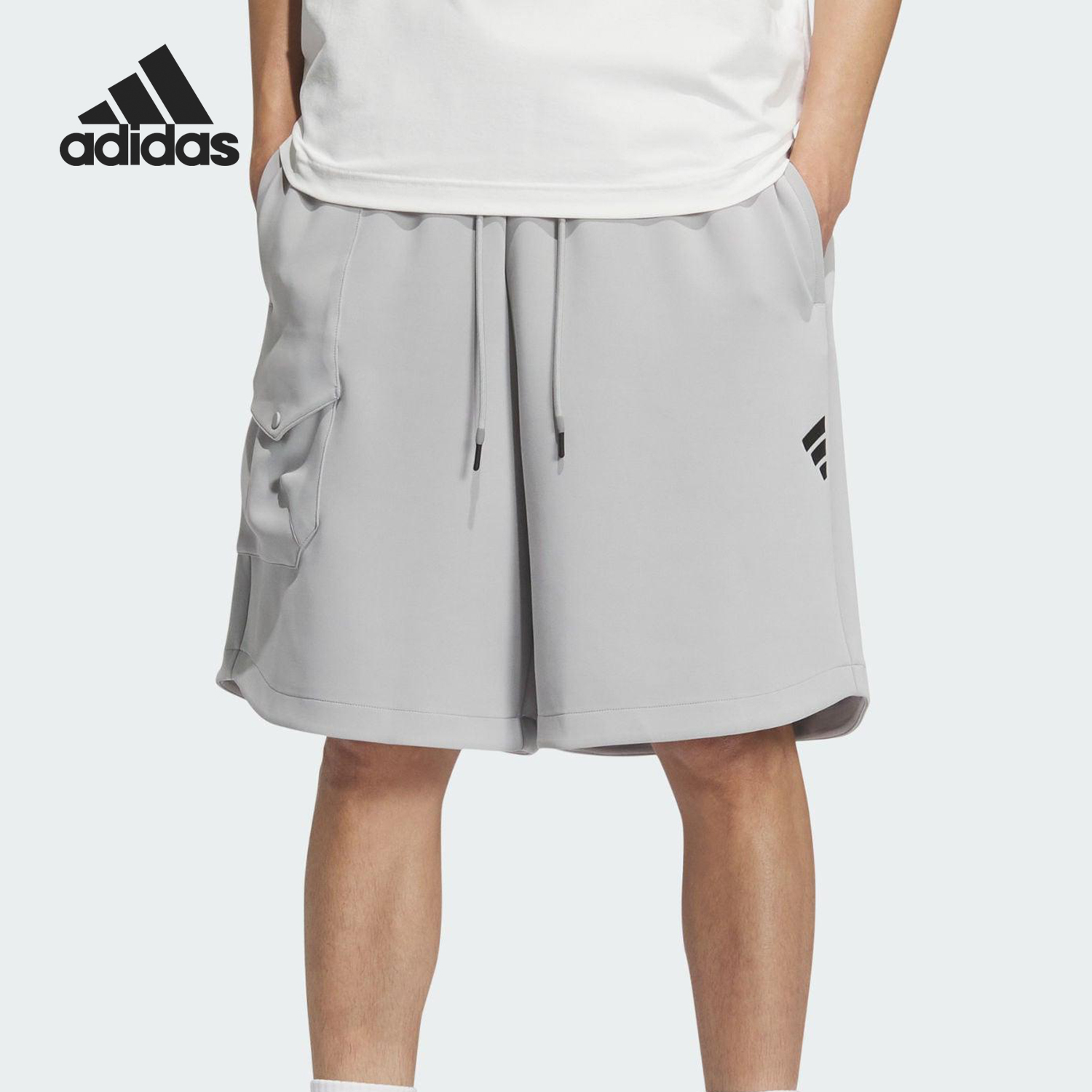 阿迪达斯男女户外运动透气短裤