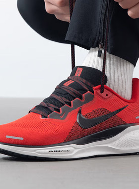 耐克鞋子NIKE AIR ZOOM PEGASUS 41红色跑步鞋25年新款男鞋运动鞋