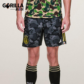 SHORTS男女休闲运动透气短裤 Adidas BAPE KB2204 阿迪达斯正品