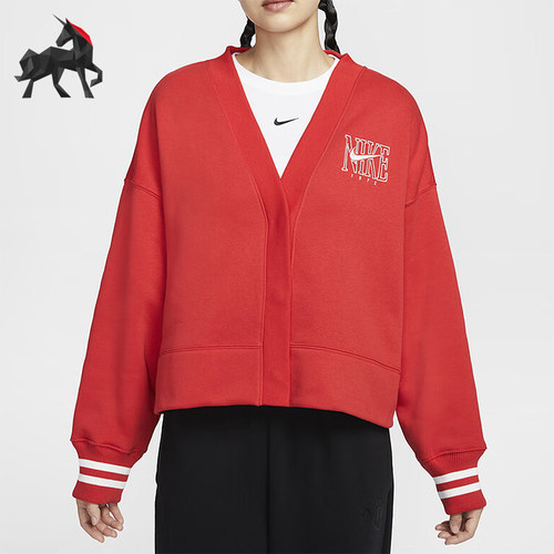Nike/耐克正品新款女士时尚简约针织加绒夹克外套HJ0947-657