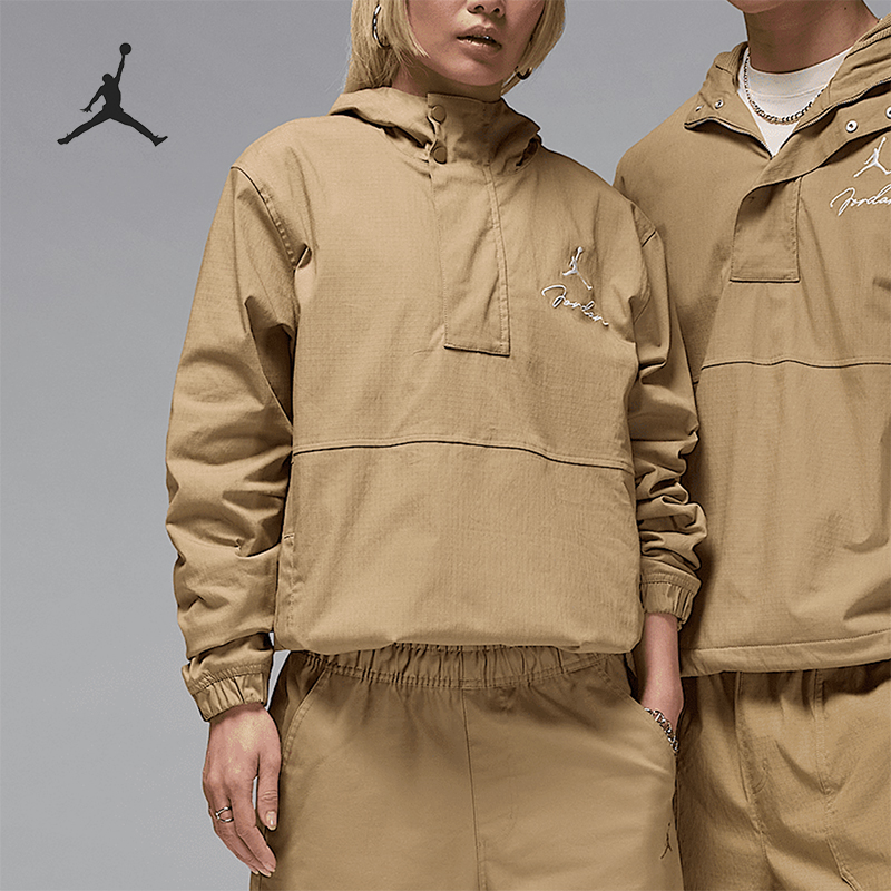 Nike/耐克正品JORDAN男士运动轻盈经典套头休闲夹克HF9294-257