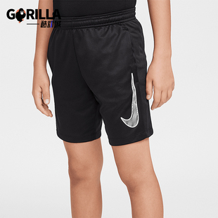 新款 夏季 大童宽松透气经典 针织运动短裤 010 Nike HF8081 耐克正品