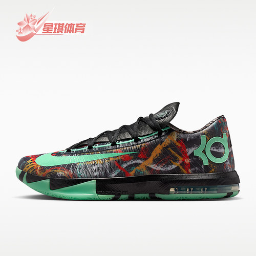 Nike/耐克正品Zoom KD 6男士耐磨潮流复古回弹篮球鞋FQ8356-900
