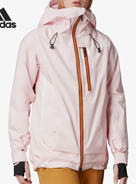 Adidas/阿迪达斯正品26夏女士简约防风休闲连帽夹克外套GQ5201