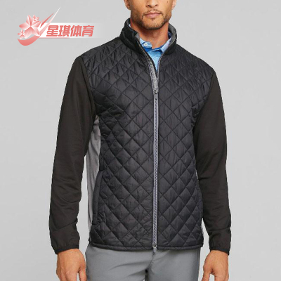 Puma/彪马正品GolfFrostQuiltedJacket新款经典夹克外套62152-01