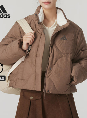 Adidas/阿迪达斯正品2024新款女士运动防风立领外套JG5945