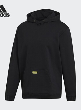 Adidas/阿迪达斯正品三叶草男士连帽运动潮流印花卫衣GD9349