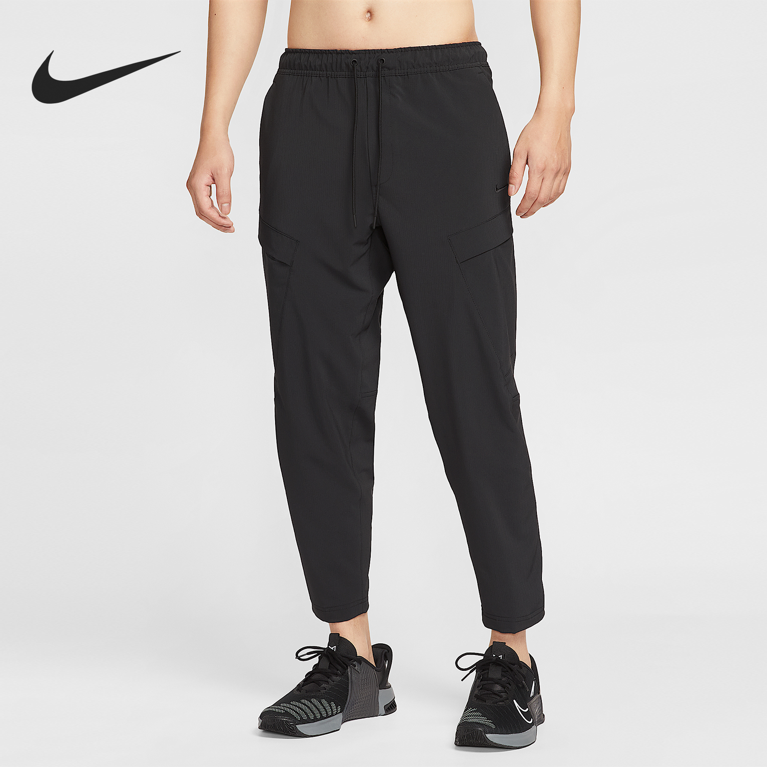 Nike/耐克正品 Dri-FIT男士运动梭织工装跑步训练长裤HJ3155-010