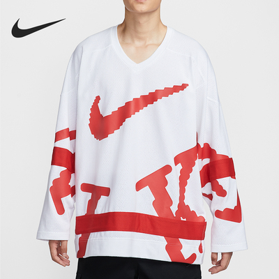 Nike/耐克正品Sportswear 男士宽松网眼透气套头衫HV1138-100