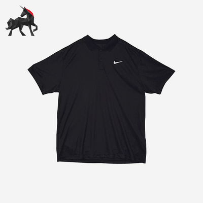Nike/耐克正品Sportswear空新款黑色经典短袖POLO衫DD8373-010