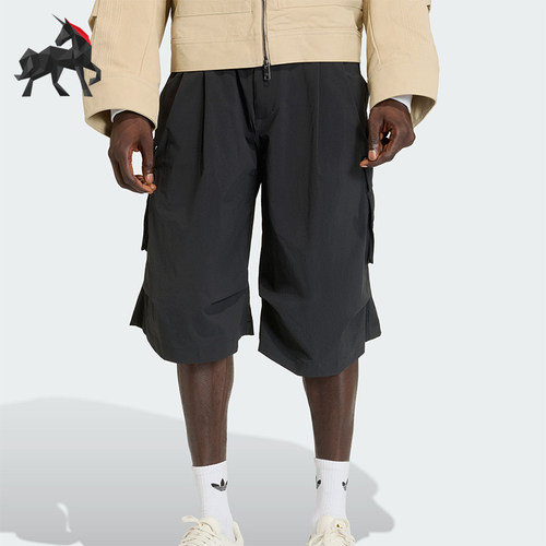 Adidas/阿迪达斯正品三叶草男士宽松休闲经典潮流亲肤短裤KD2778