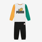 童装 加菲猫联名款 撞色圆领长袖 短袖 PUMA T恤849999 彪马正品