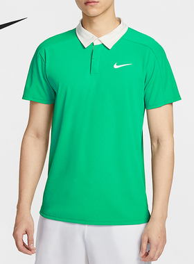Nike/耐克正品Dri-FIT ADV男士翻领网球经典运动短袖FZ6932-324