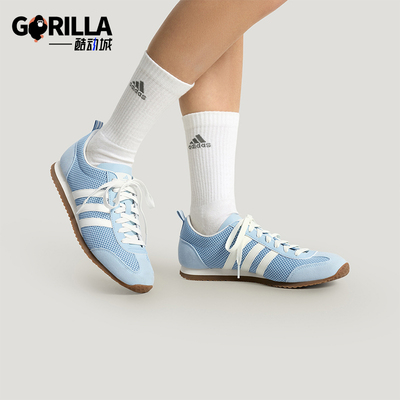 Adidas/阿迪达斯正品VS JOG 2.0男女日常薄底运动休闲鞋KH7639