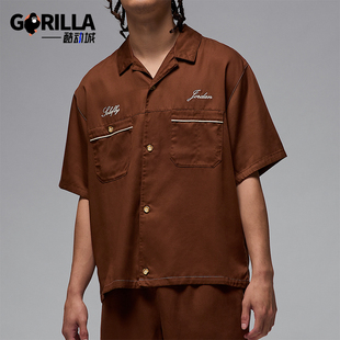 Nike/耐克正品JORDAN男士复古宽松运动休闲衬衫HM5040-259