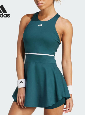 Adidas/阿迪达斯正品TENNIS Y-DRESS女士经典运动风连衣裙JW2989