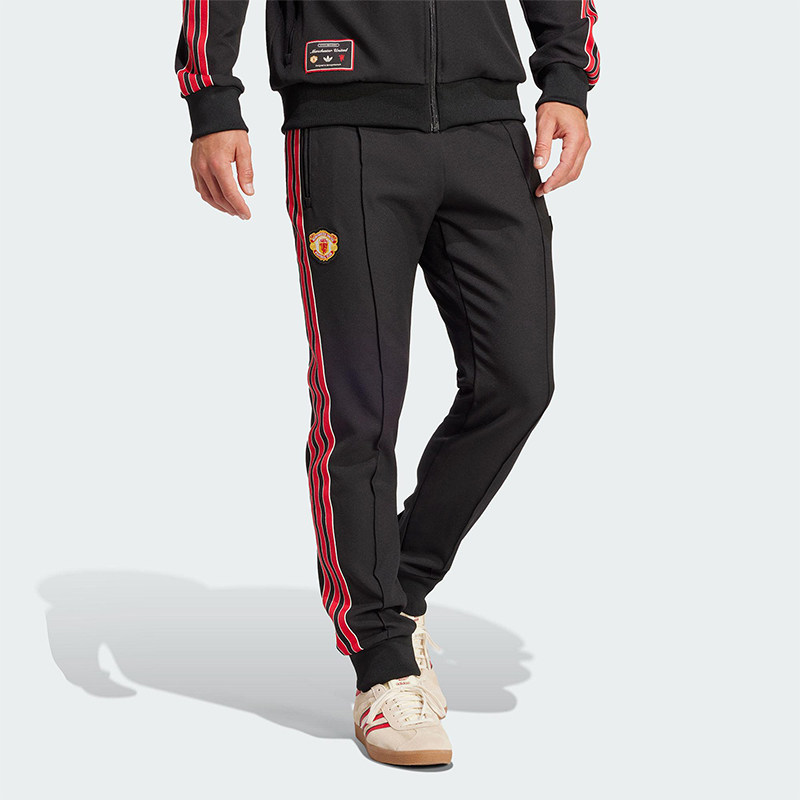 Adidas/阿迪达斯正品曼联足球休闲文化男士经典束脚运动裤JF0359