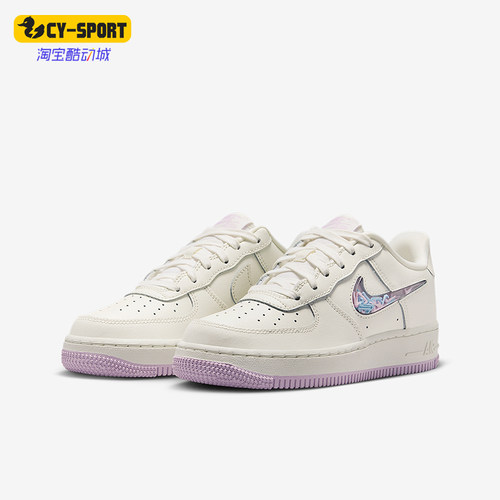 Nike/耐克正品Air Force 1 GS女子大童透气耐磨运动鞋IQ9795-151