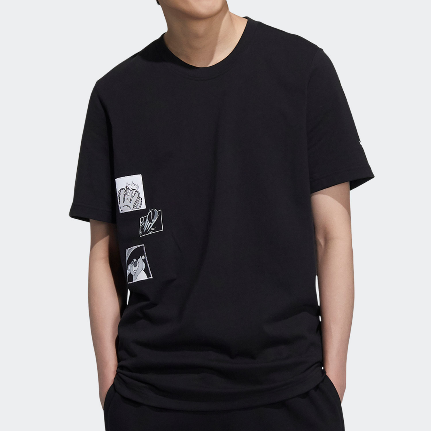 阿迪达斯运动男子短袖T恤正品