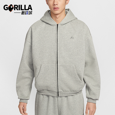 Nike/耐克正品2025冬季款男士日常连帽印花篮球外套IO3690-063