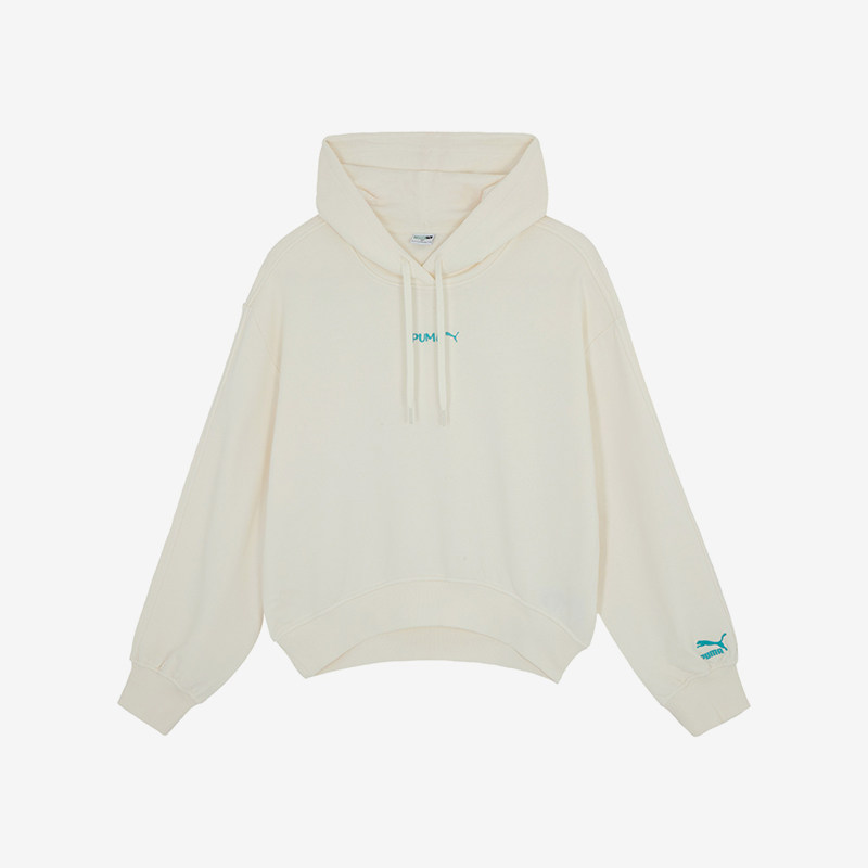 Puma/彪马正品新款女士时尚简约经典连帽运动卫衣套头衫625165-65