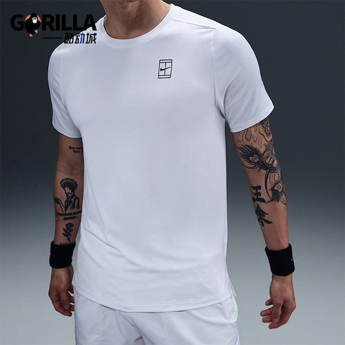 Nike/耐克正品夏季新款男士运动训练网球经典短袖T恤FZ6911-100