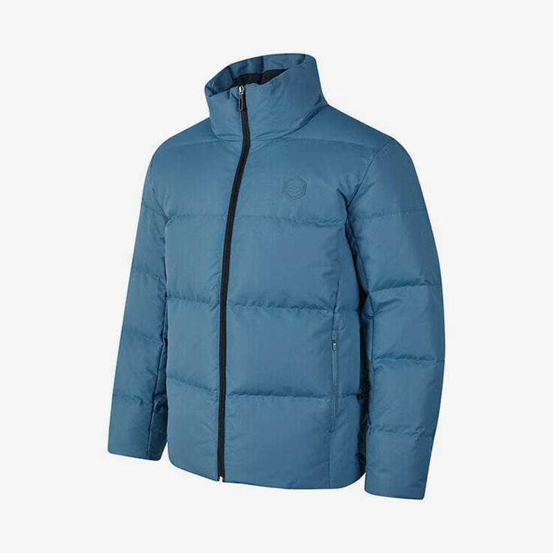 Skechers/斯凯奇正品新款男士时尚防风保暖运动羽绒服