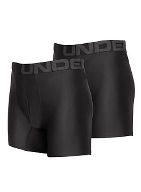 安德玛正品UA Charged男子6英寸训练运动舒适内裤2条装1363619