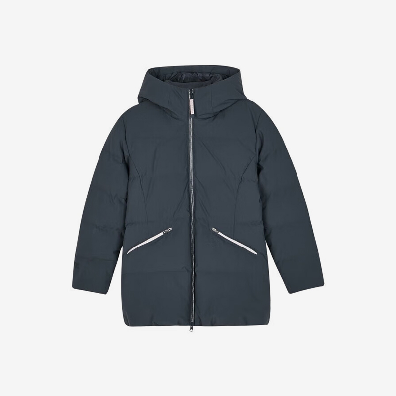 Skechers/斯凯奇正品冬季女士连帽防风保暖休闲运动羽绒服