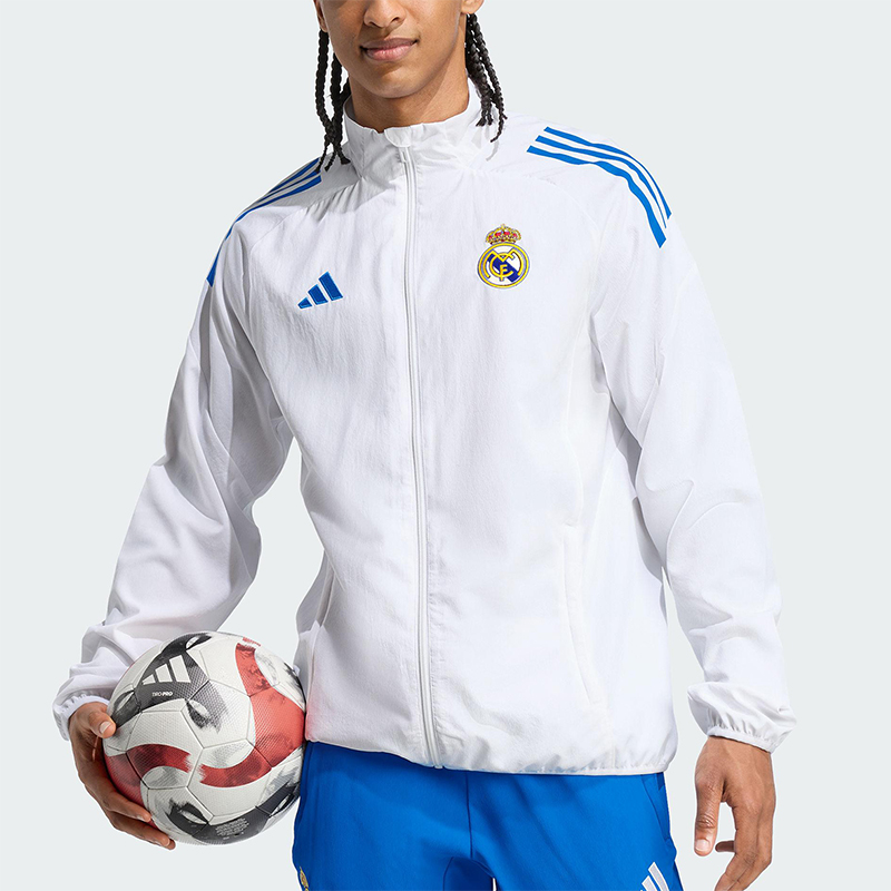 Adidas/阿迪达斯正品春秋男士运动立领拉链足球夹克外套JP4029