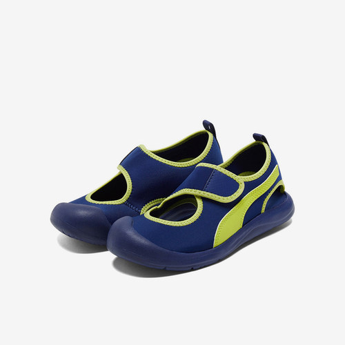 Puma/彪马正品春季款小童休闲低帮耐磨透气魔术贴凉鞋372157-07