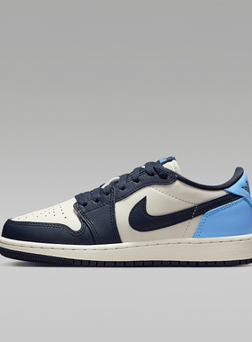 Nike耐克正品Air Jordan 1GS女子大童经典运动低帮板鞋CZ0858-400