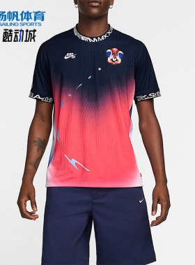 Nike/耐克正品夏季男士透气套头训练潮流复古短袖T恤FZ4066-451