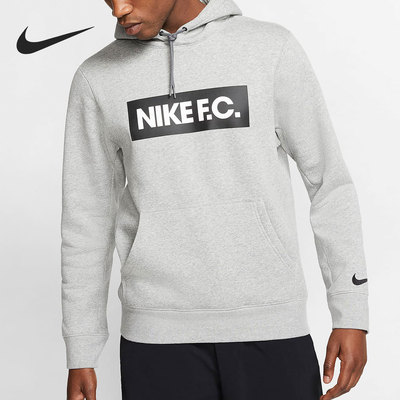 耐克男子加绒套头足球连帽卫衣