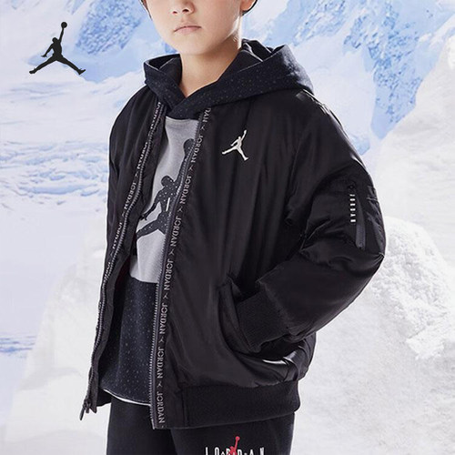 Nike/耐克正品JORDAN小童加厚保暖立领休闲棉服JD2242015PS-001
