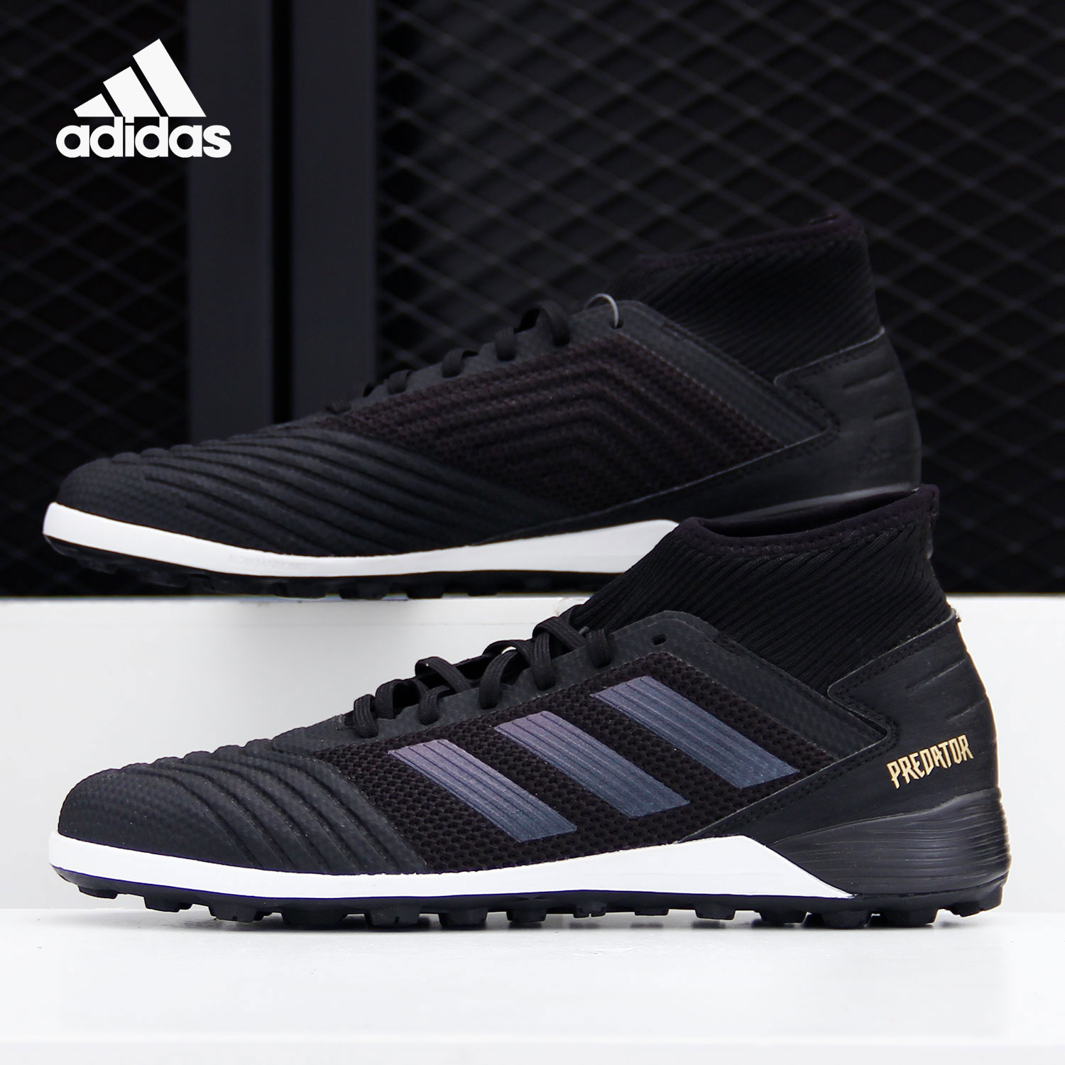 Adidas/阿迪达斯正品猎鹰19.3 碎钉男子胶质中端足球鞋 F35627