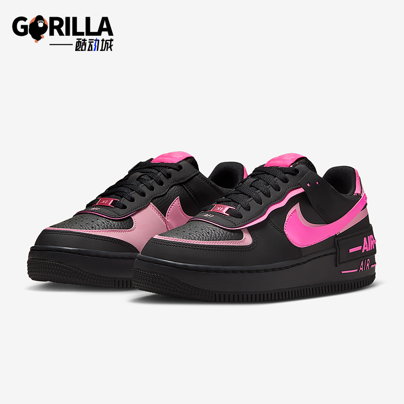 Nike/耐克正品Air Force 1女士耐磨时尚轻盈厚底板鞋CI0919-006