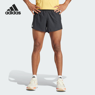 阿迪达斯正品 跑步梭织短裤 ADIZERO SHORT男士 IN1159 Adidas