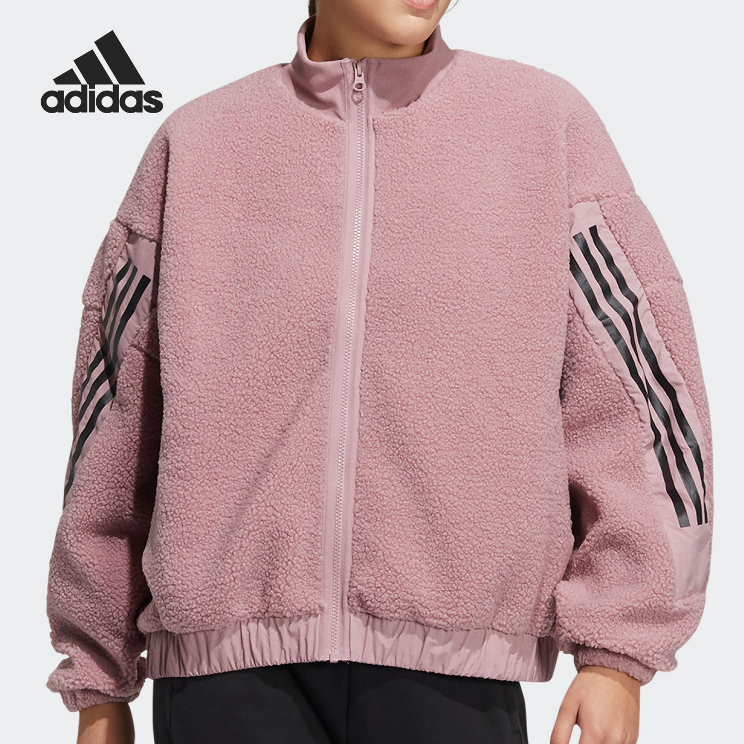 阿迪达斯女子运动休闲外套